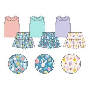 New Selling Summer Baby Girl Clothes Sports Fitness Yoga Wear Girls Dress Sleeveless Custom Color Kids Dresses for Girls