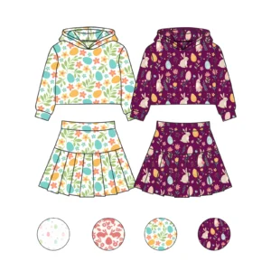 Wholesale OEM Custom Kids Active Clothes Customized Toddler Girl Yoga Sportswear Yoga Children's Gym Athletic Clothing Sets