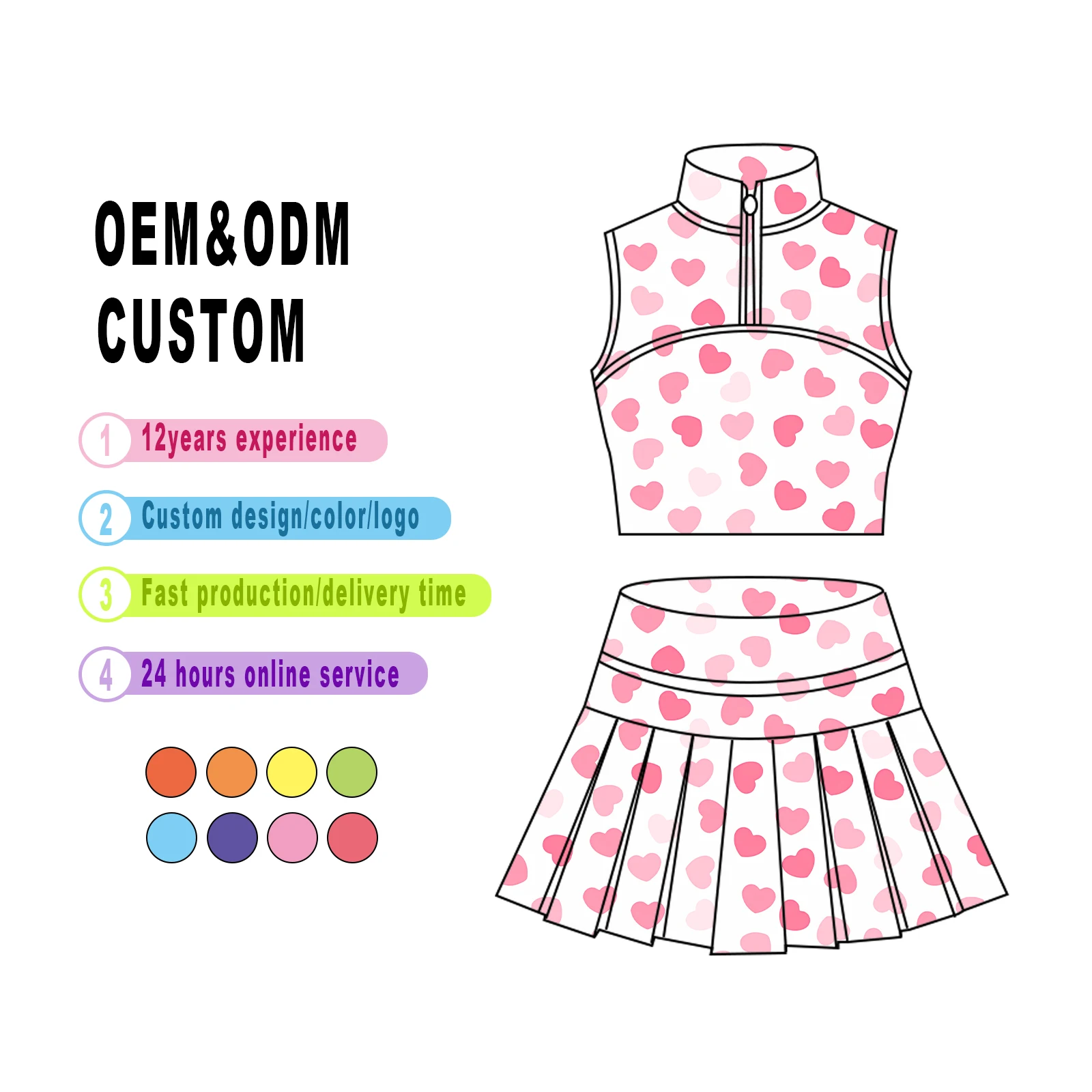 Custom Designs Elastic Waist Gym Outfits Custom Girls Yoga Set Sleeveless Bow Back Hollow Yoga Skirt Girls Sports