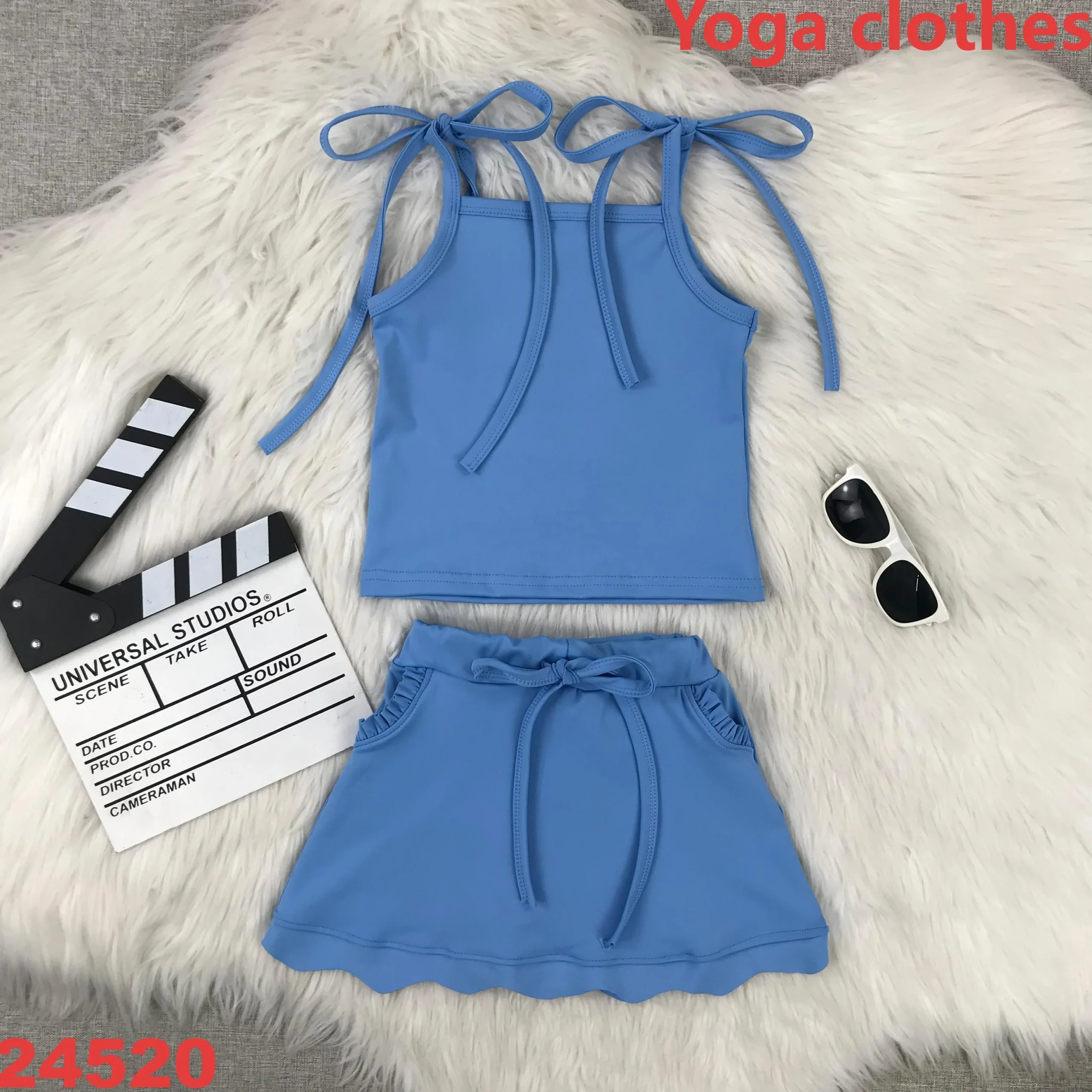 girls athletic crop tops factory direct production