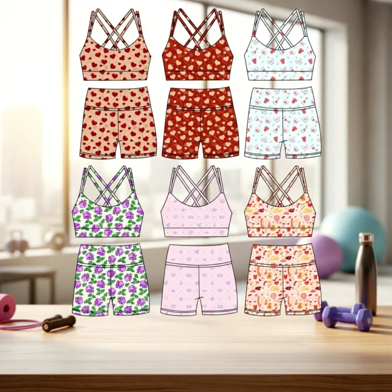 Bulk Wholesale Girls Running Outfits Low MOQ Factory Factory-Pricing
