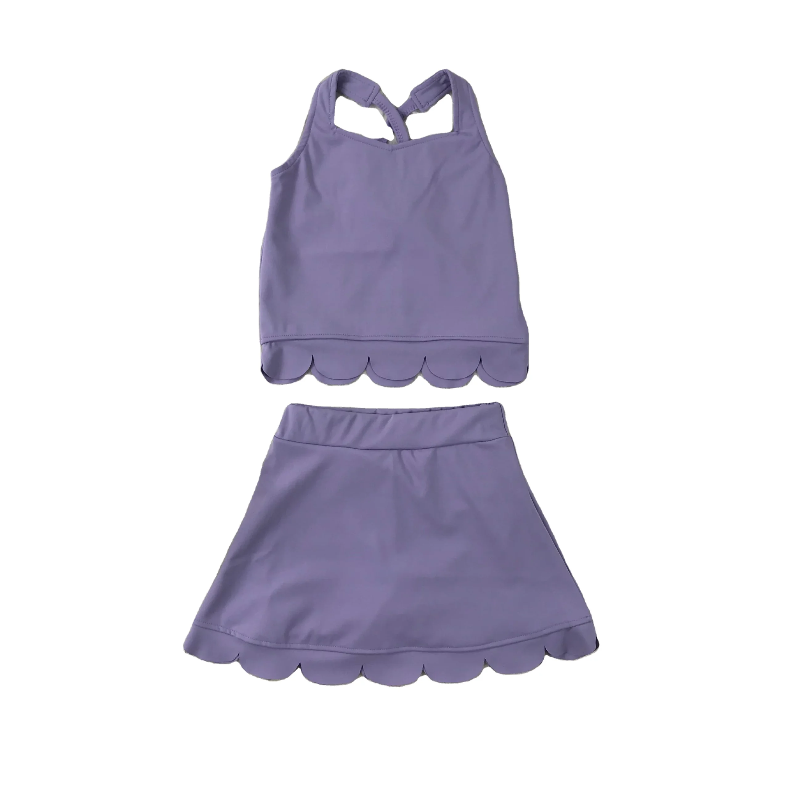 Hanzi Manufacturer's Girls Sports Dress for Summer Fitness Clothing & Yoga Kids Activewear-Baby Girl Sports Apparel Tennis Wear - Image 4