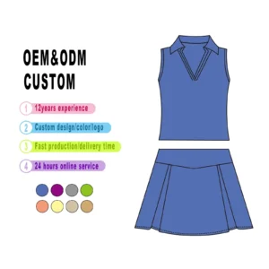 Girls Yoga Tank Top and Shorts Set with Open Back Quick Dry Medium Support Custom Colors Summer