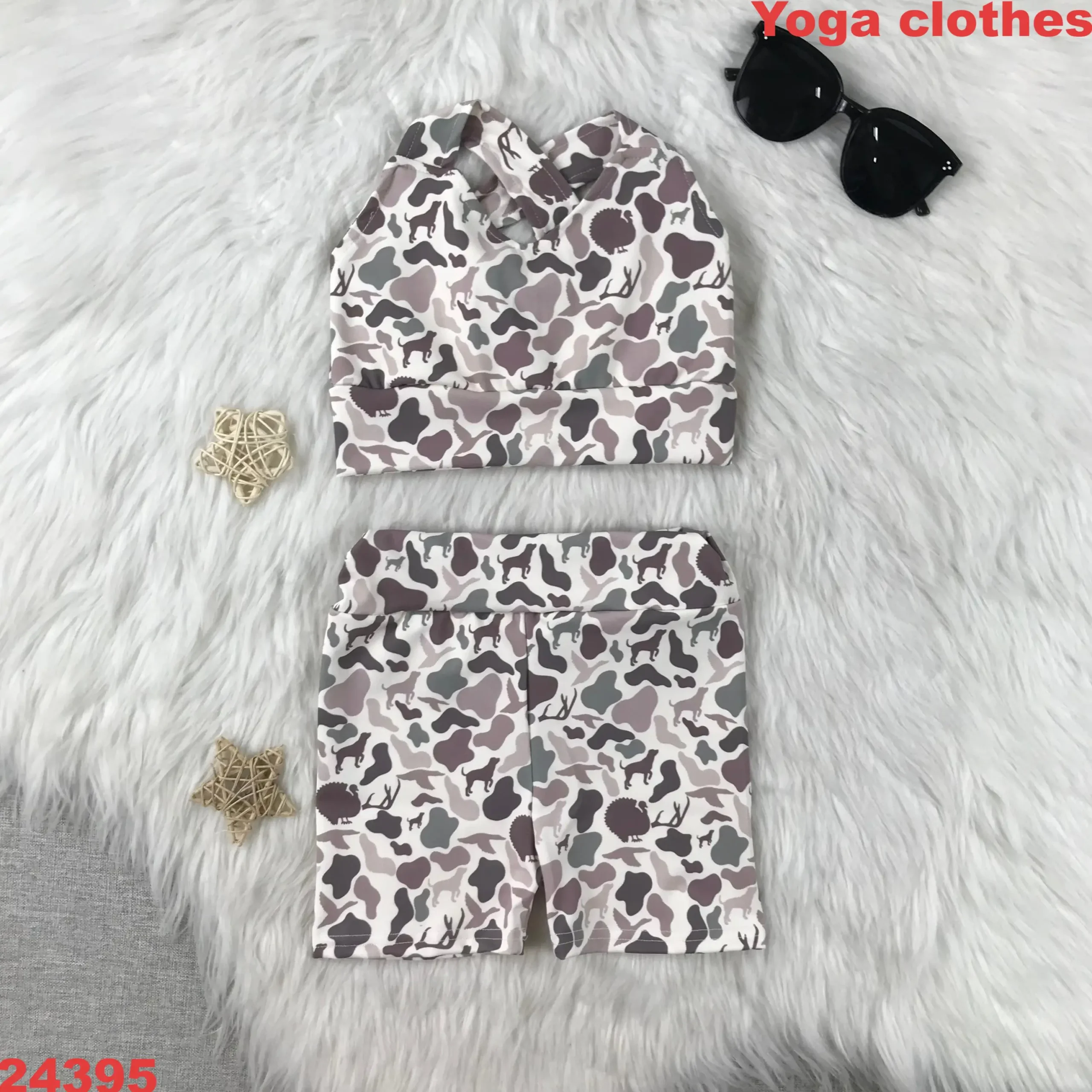 Baseball Baby Sportswear Girls Tennis Skirt and Children Yoga Suit Breathable Workout Clothes for Kids Girls Clothing Sets - Image 3